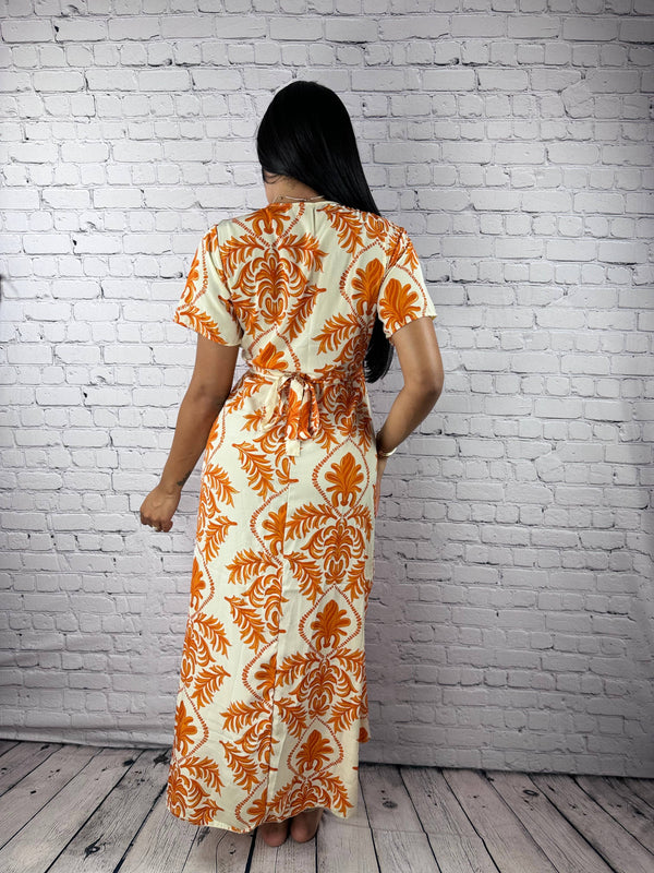 Silk Wrap dress