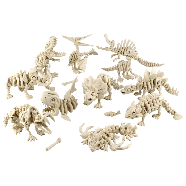 PowerTRC 3D Print - 3D Printed Flexible Crystal Dragon & Jurrasic Dinosaurs