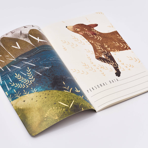 BV by Bruno Visconti - Fox by the Lake Notebook