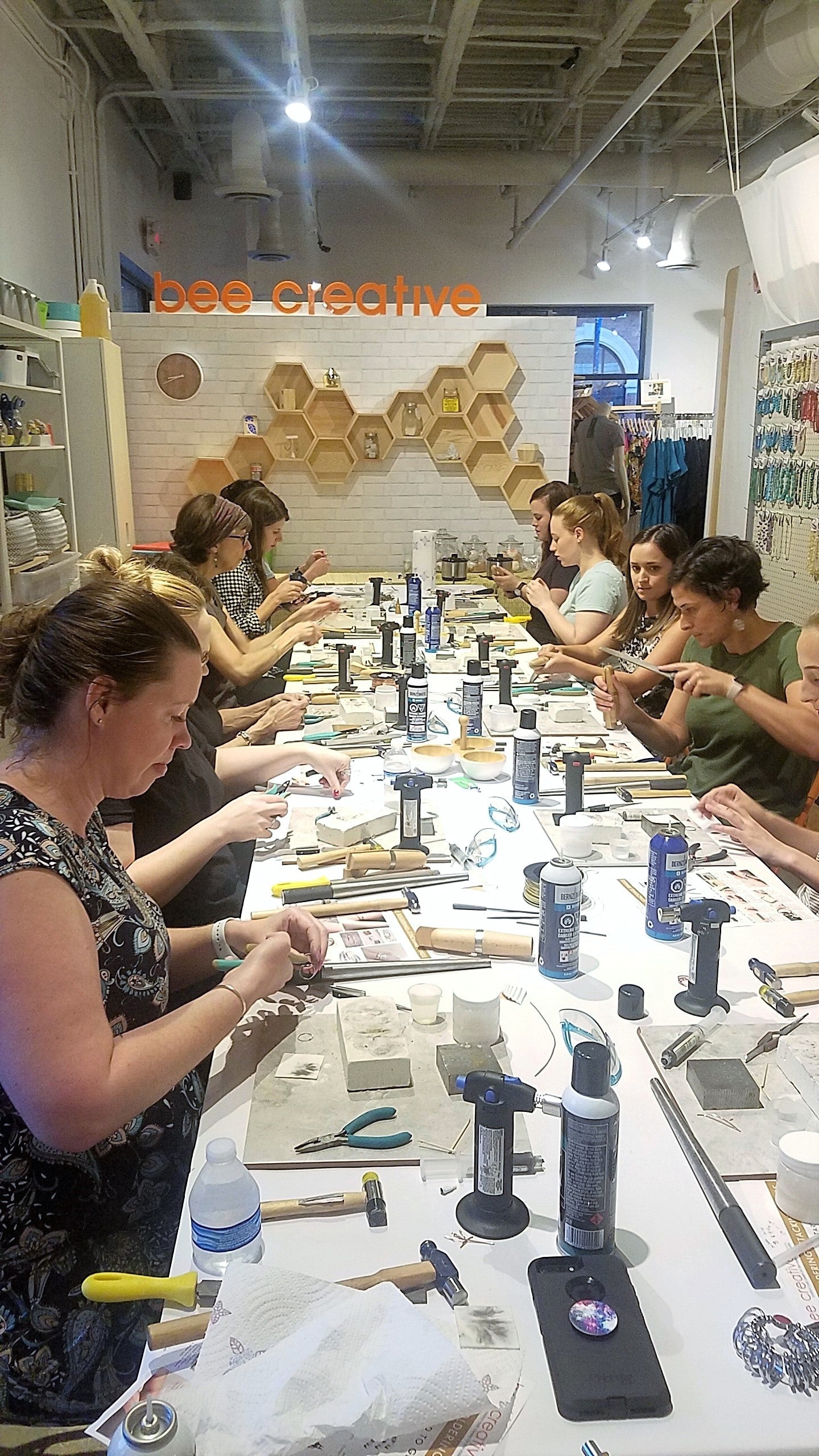 Simple Soldering 201 - Interlocking Hoop Necklace