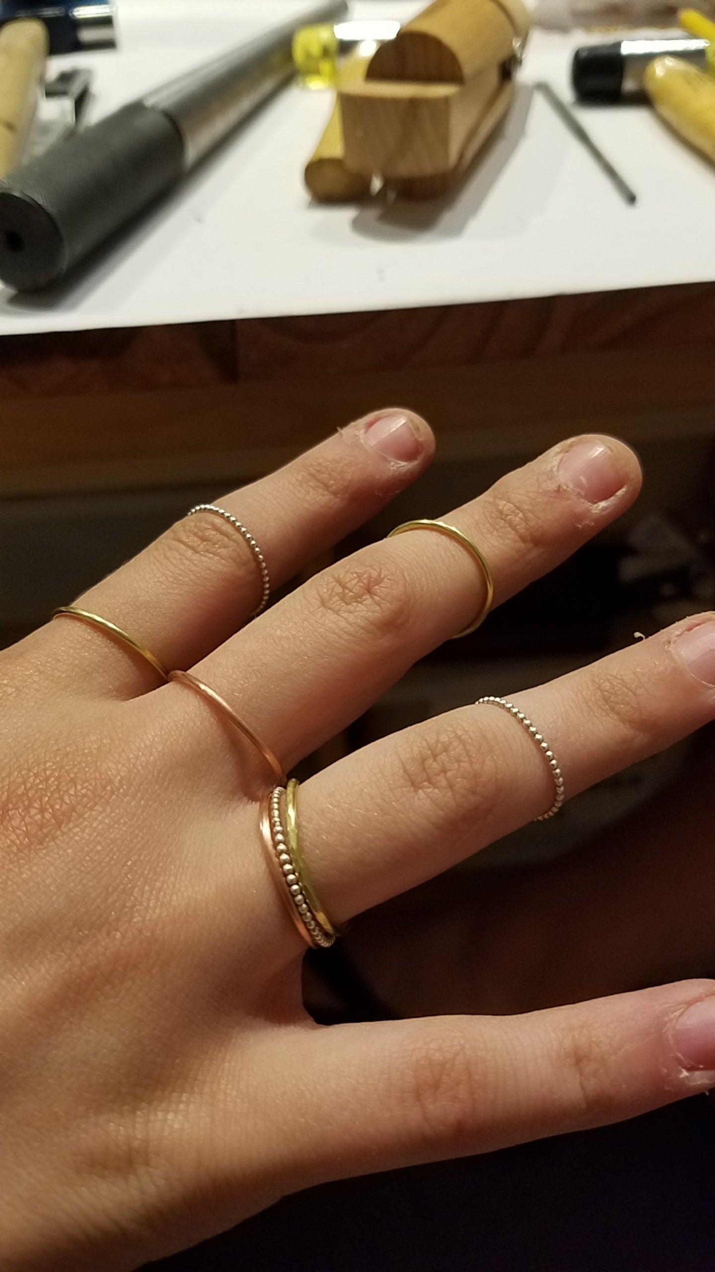 Simple Soldering :: Stacking Rings