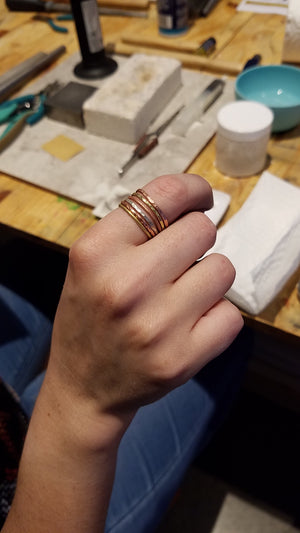 Simple Soldering :: Stacking Rings