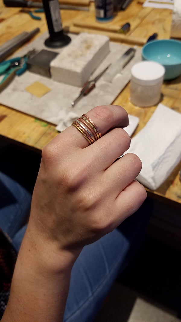 Simple Soldering :: Stacking Rings