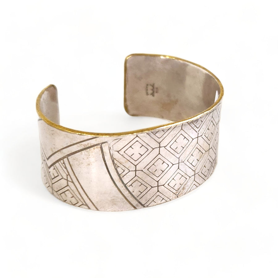 Gothic Pattern Metal Cuff