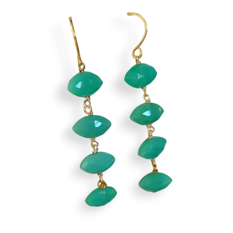 Layers Gemstone Earrings