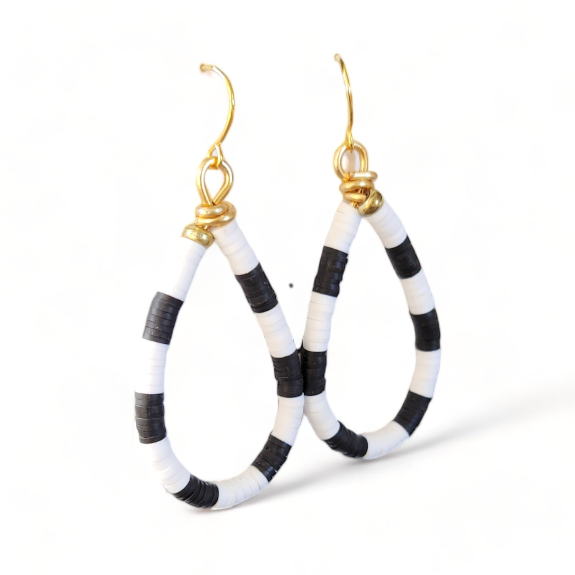 Delilah Striped Teardrop Earrings