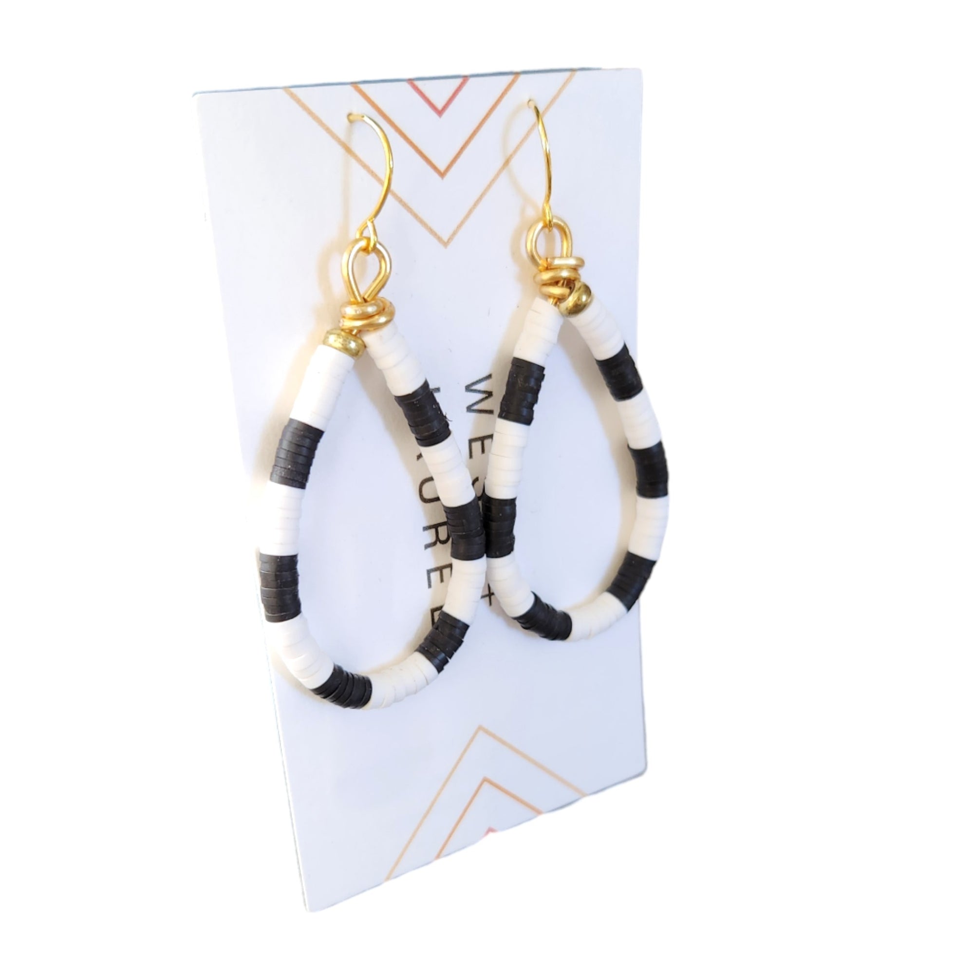 Delilah Striped Teardrop Earrings