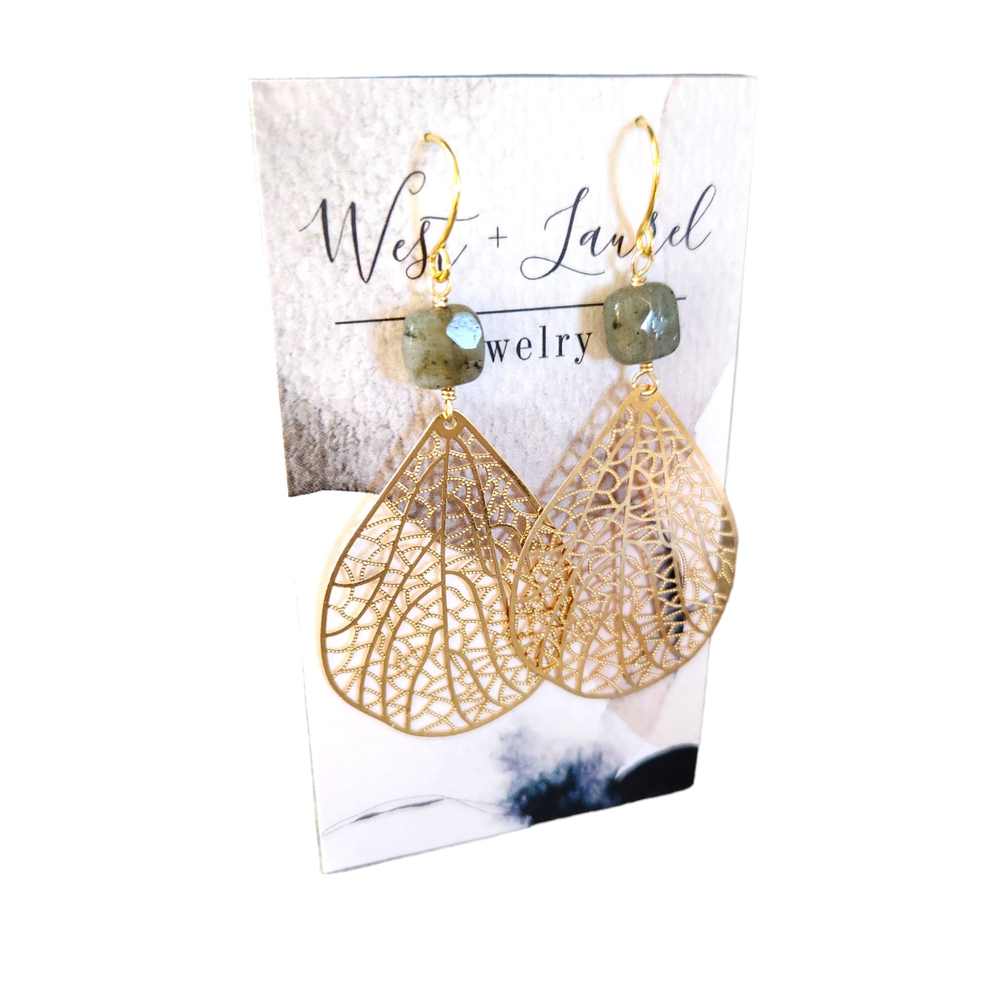 Fiddle Leaf Earrings