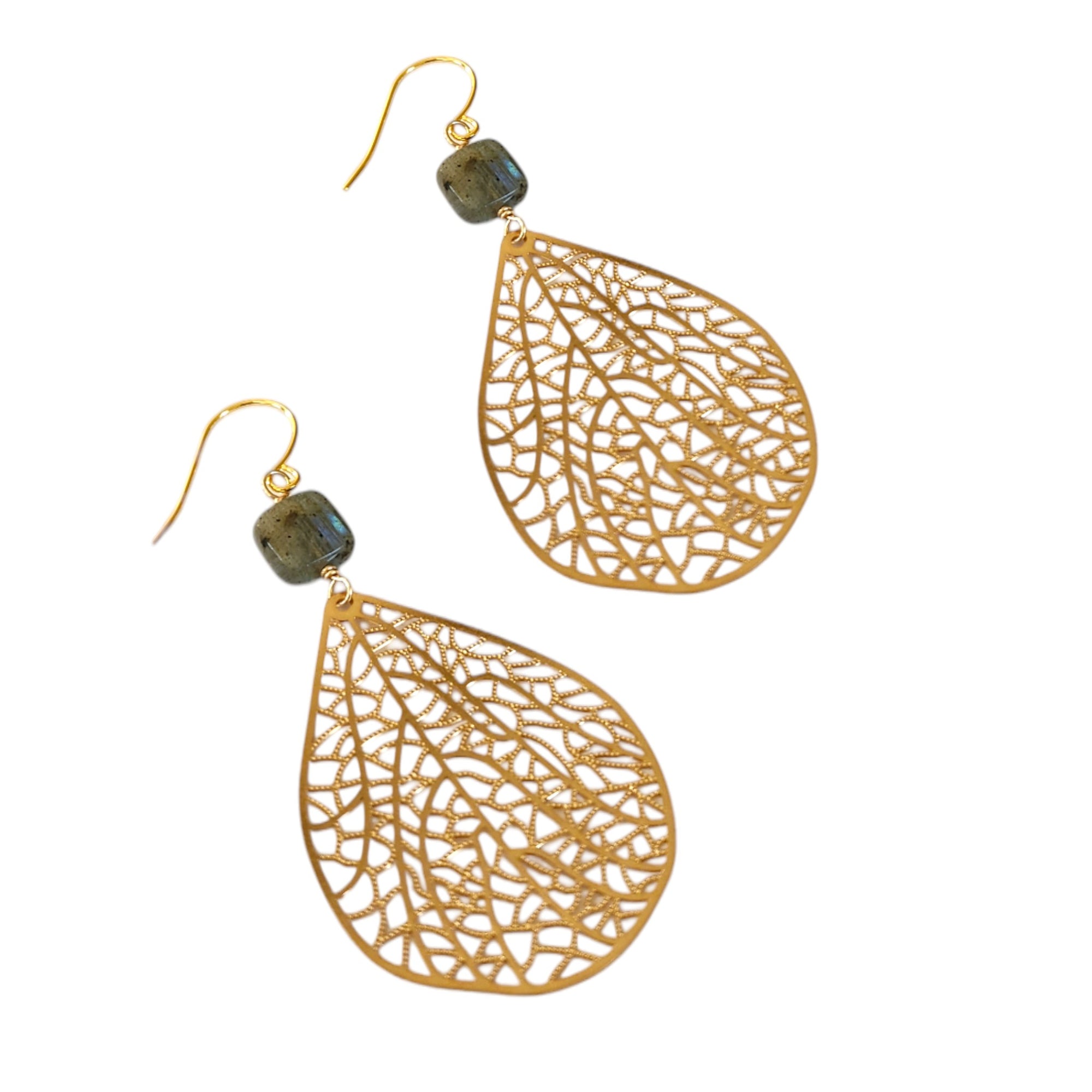 Fiddle Leaf Earrings