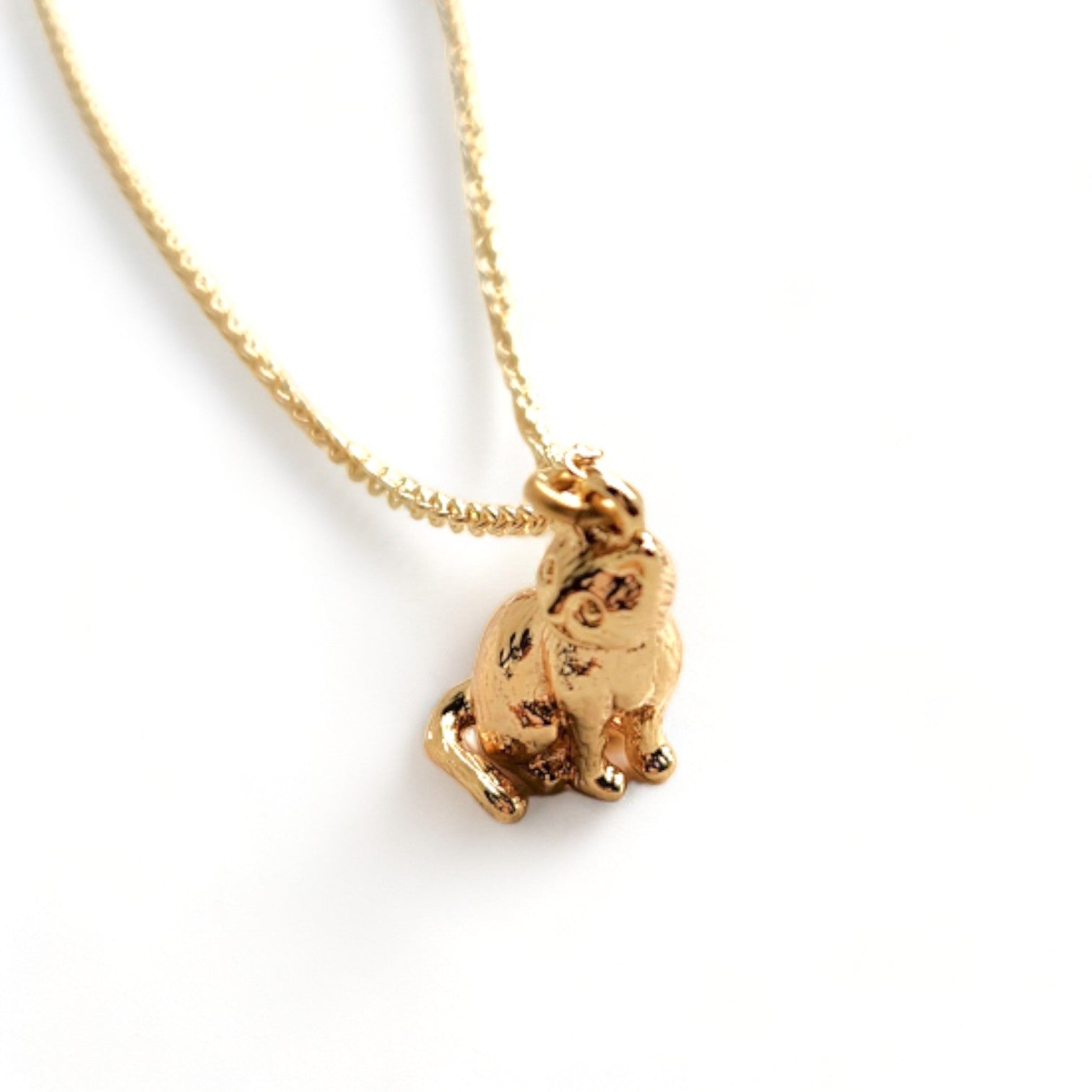 Sitting Cat Pendant Necklace