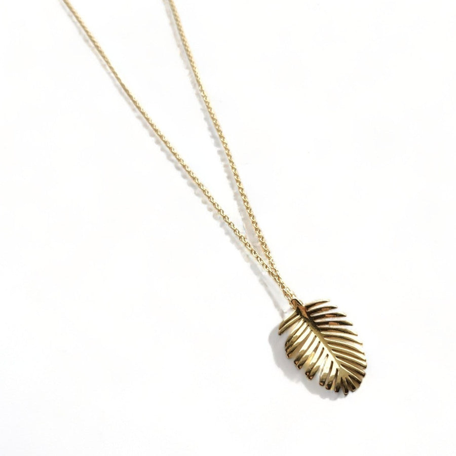 Fern Frond Pendant Necklace