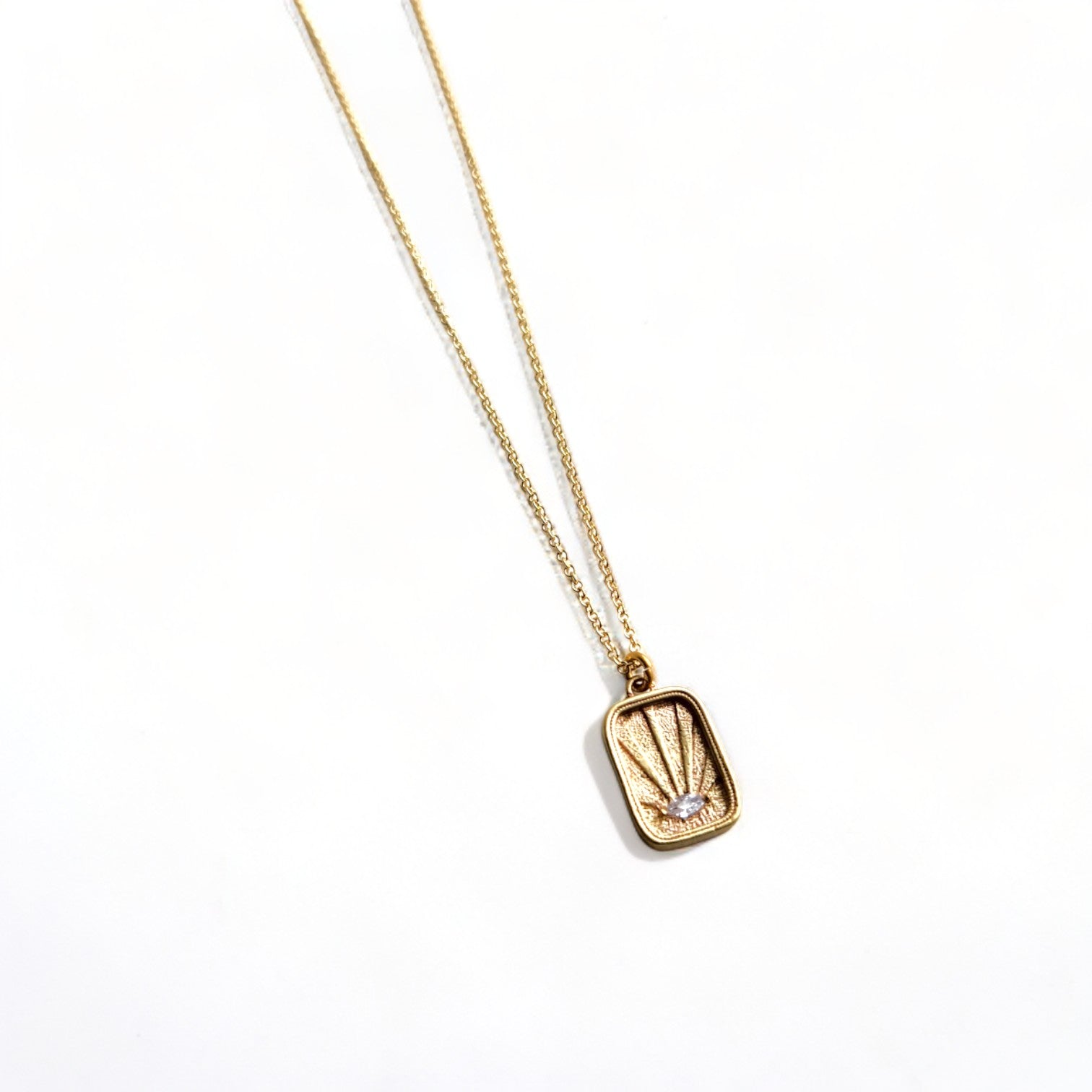 Art Deco Small Pendant Necklace