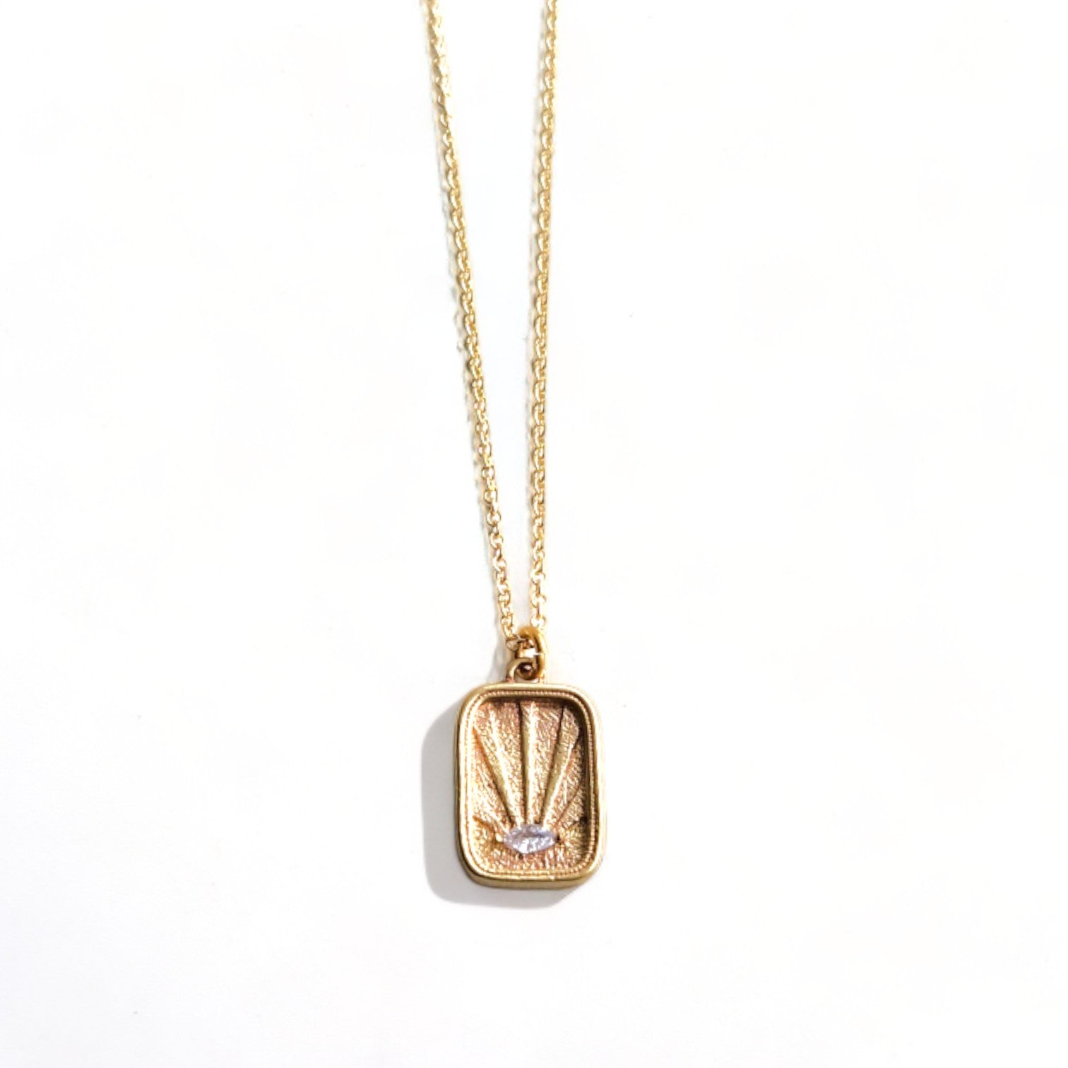 Art Deco Small Pendant Necklace