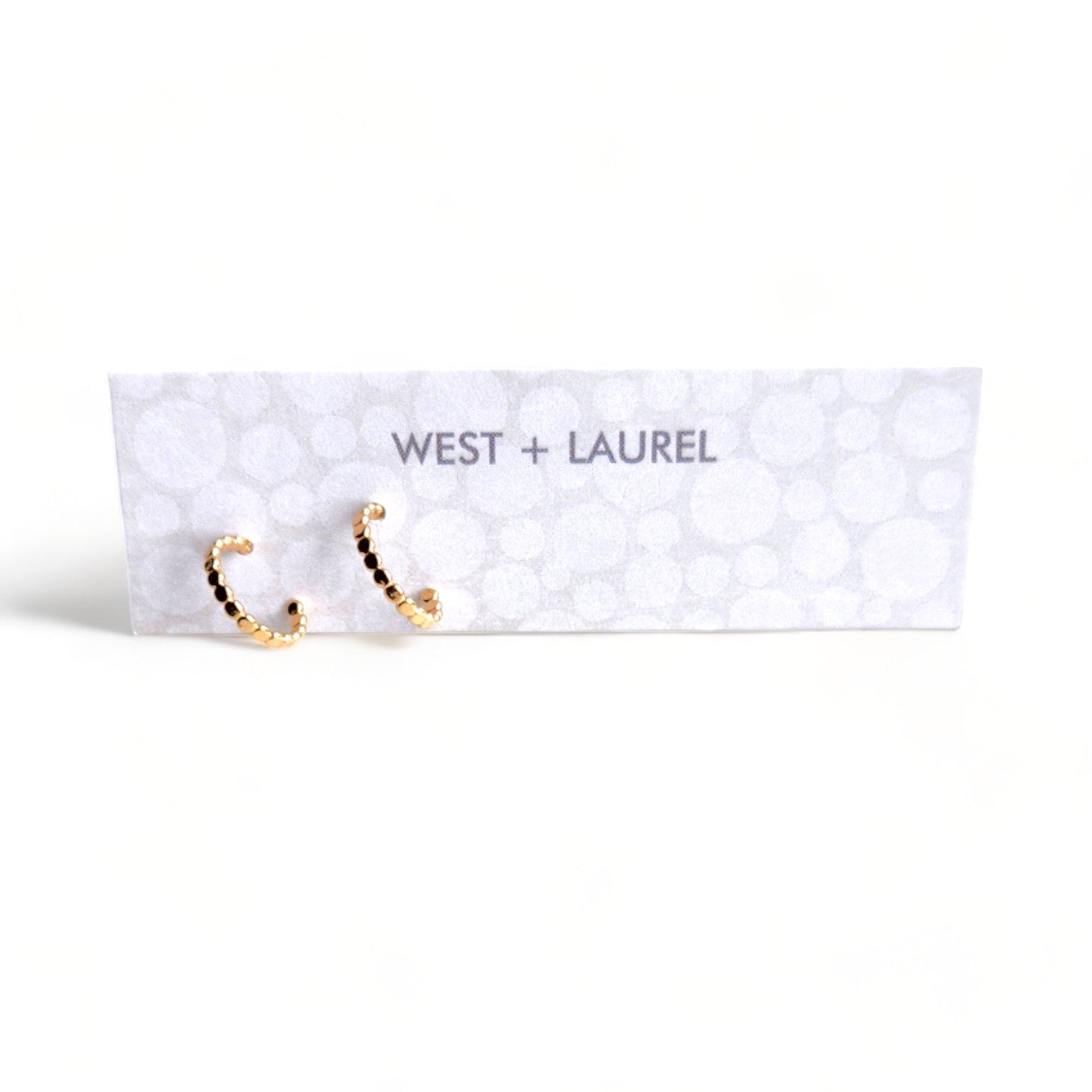 Studs -Beaded Hoop Earrings