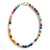 Beaded Necklace with Toggle Clasp and Gemstone