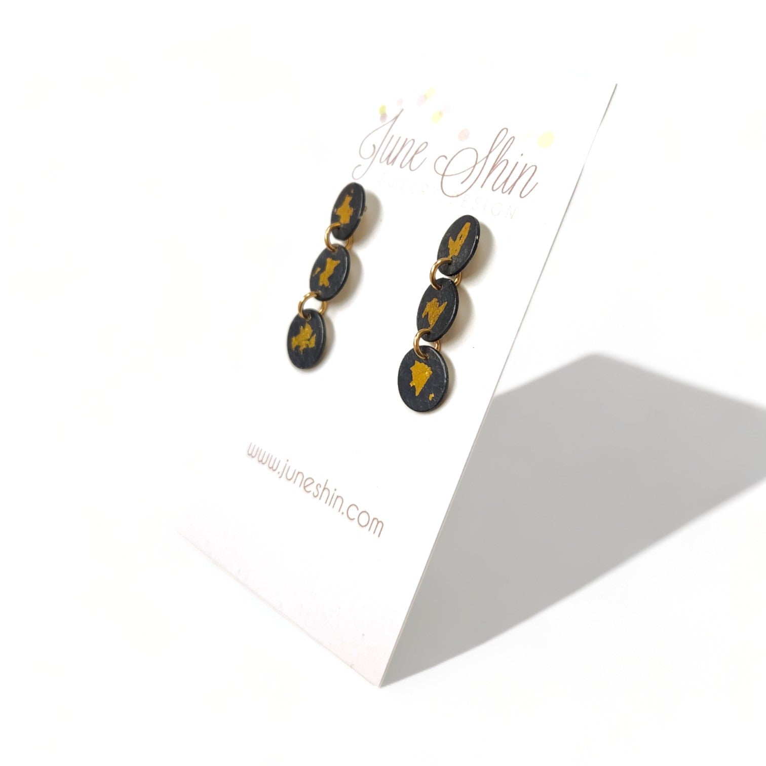 Keum-Boo Triple Drop Stud Earrings