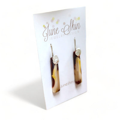 Moukite and Sterling Earrings