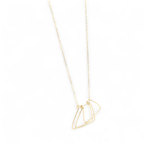 Iben Hand-hammered Brass Necklace