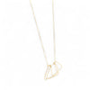 Iben Hand-hammered Brass Necklace