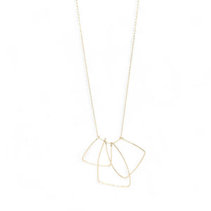 Vilde Hand-hammered Brass Necklace