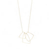 Vilde Hand-hammered Brass Necklace
