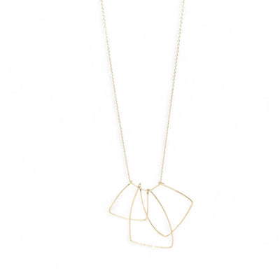 Vilde Hand-hammered Brass Necklace