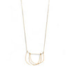 Oline Hand-hammered Brass Necklace