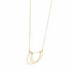 Oline Hand-hammered Brass Necklace