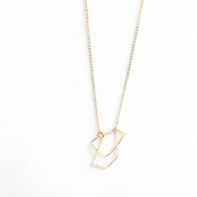 Ylva Hand-hammered Brass Necklace