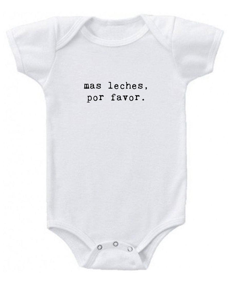 Mas leches, por favor Onesie