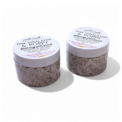 Pink Himalayan and Poppy Seed Foaming Scrub