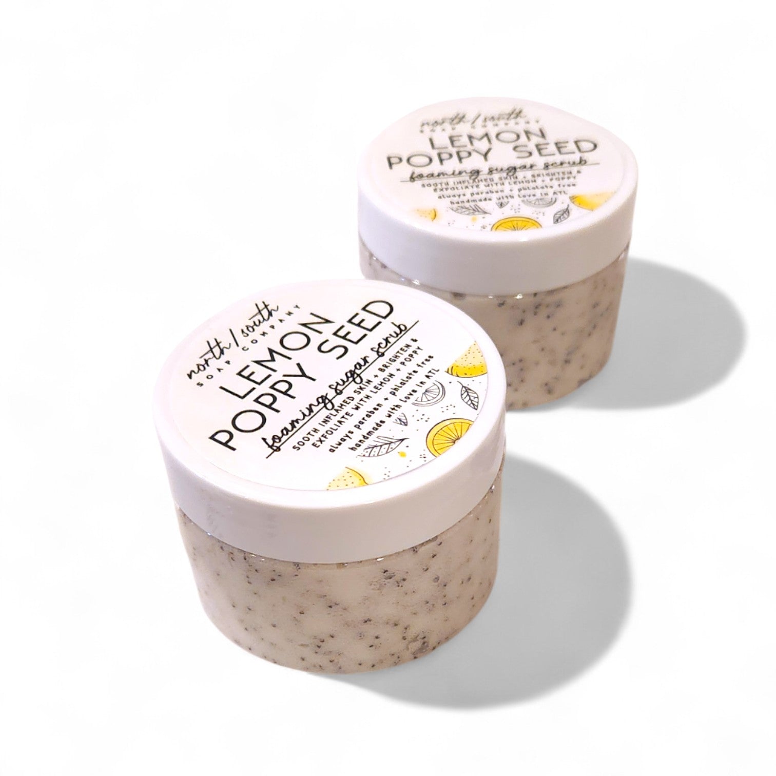 Lemon Poppy Seed Foaming Sugar Scrub