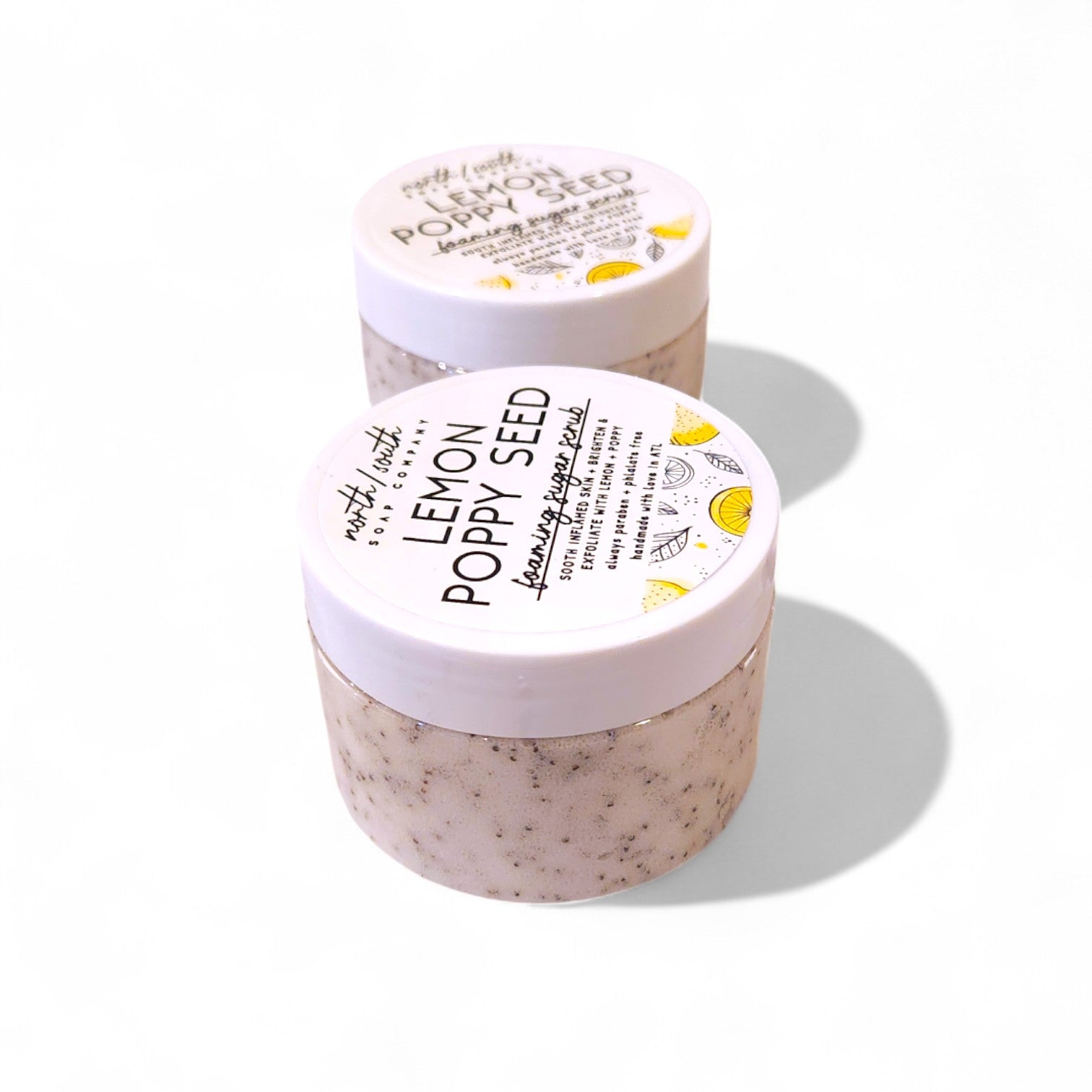Lemon Poppy Seed Foaming Sugar Scrub