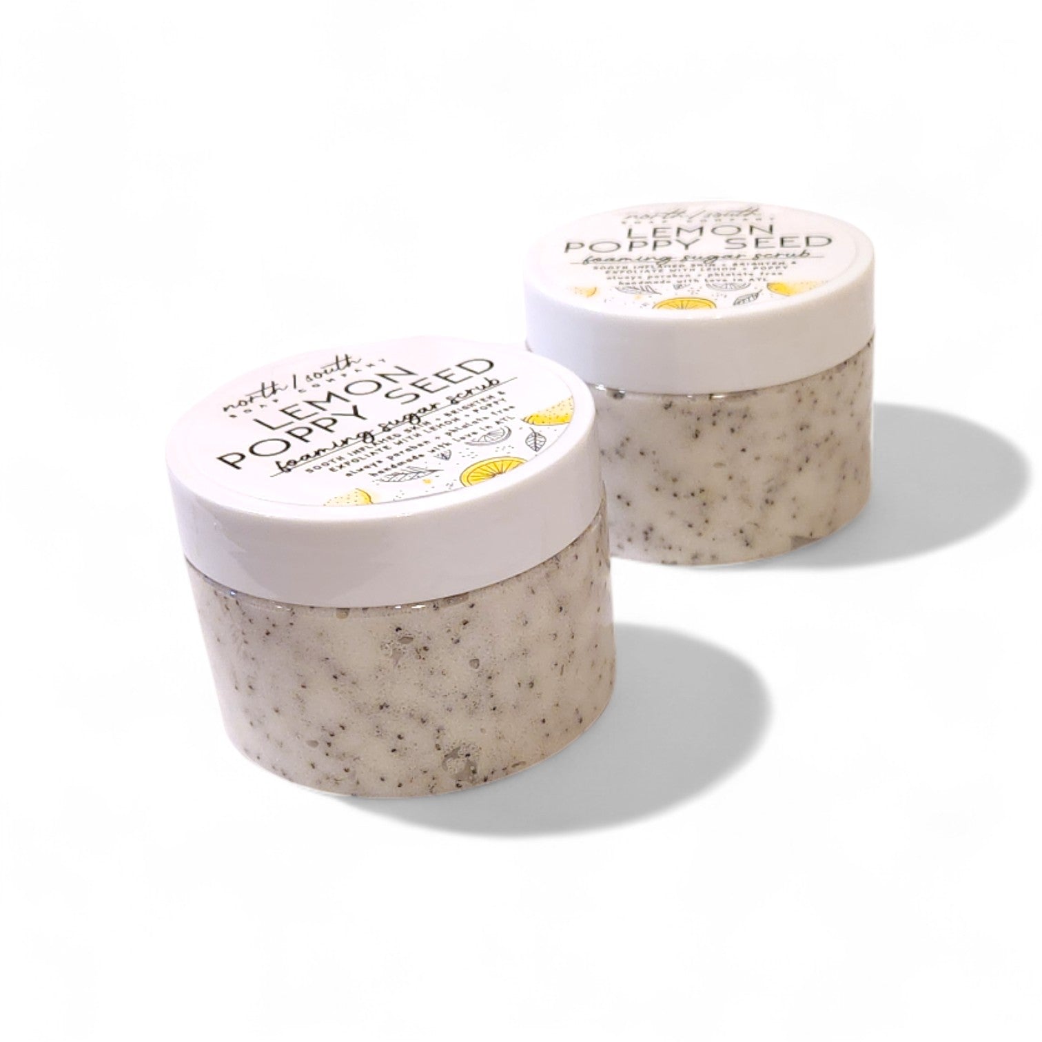 Lemon Poppy Seed Foaming Sugar Scrub