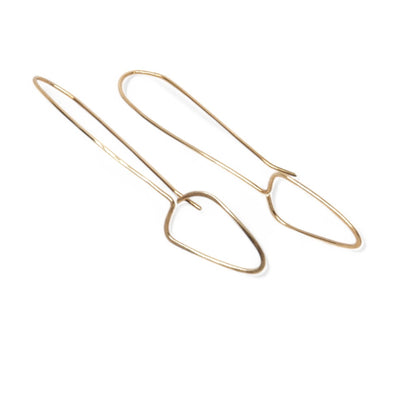 Hand-Forged Jewelry 101 :: Single Wire Formed Dangle Earrings