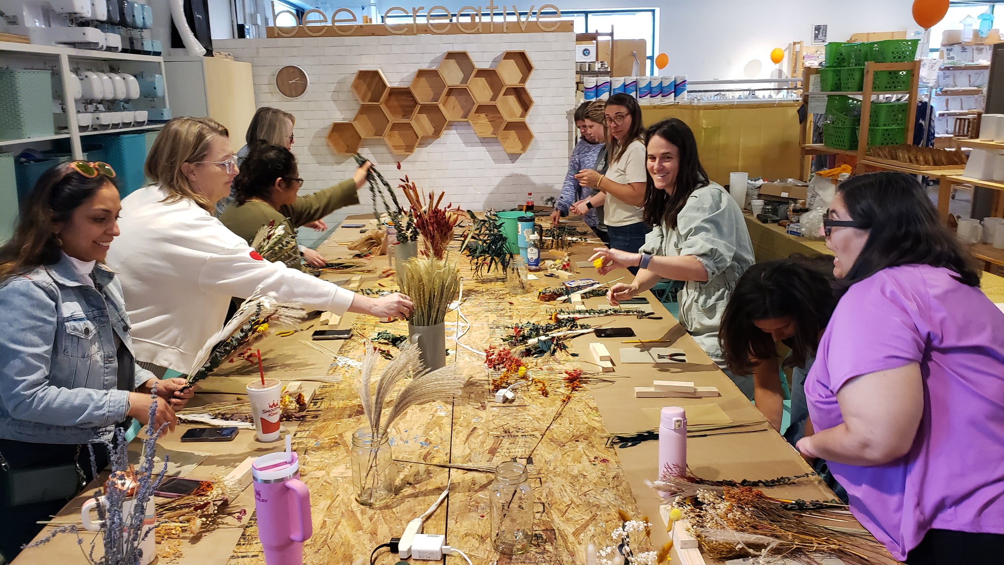 Photo Dried Flower Bar Bouquets