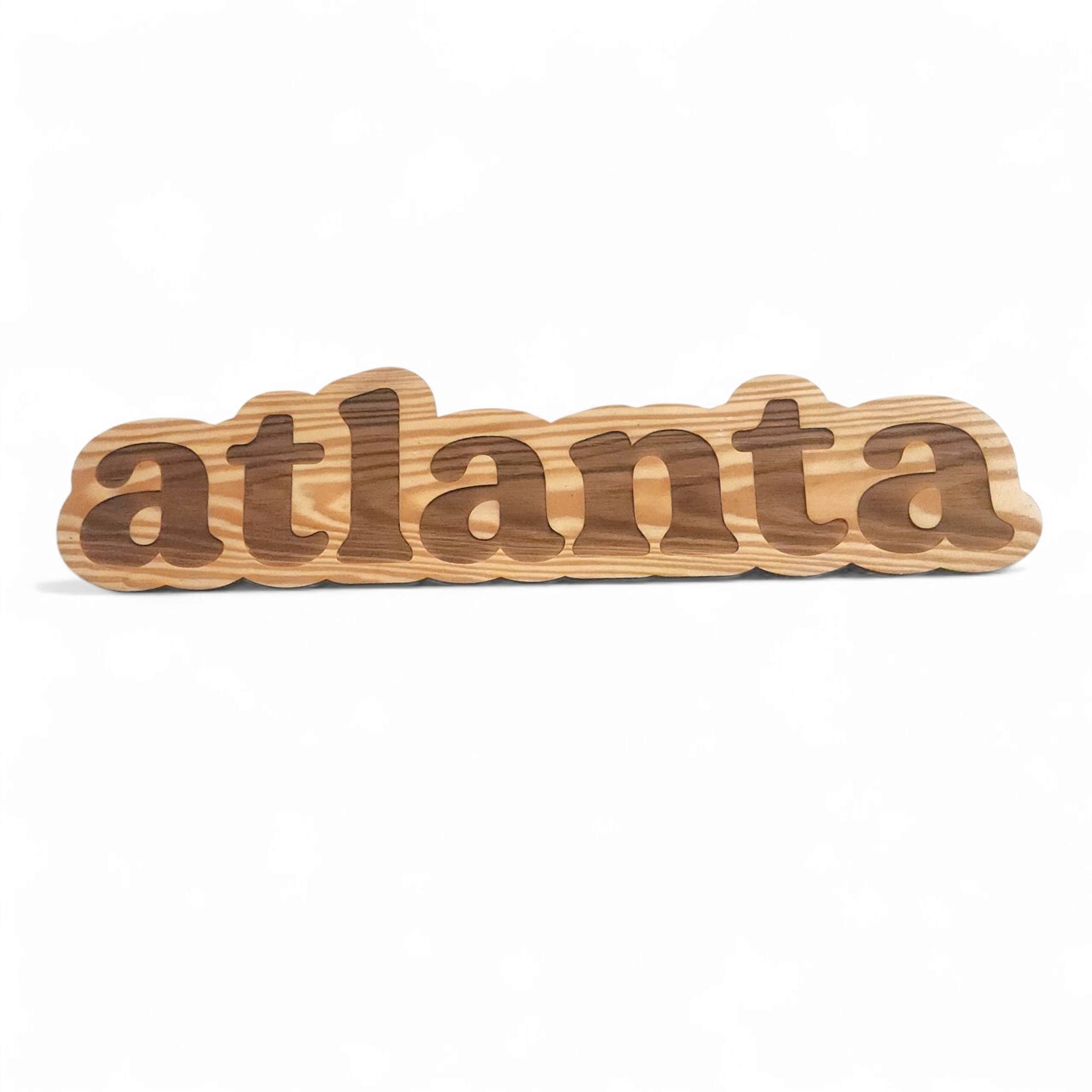 Atlanta Wood Cutout Sign