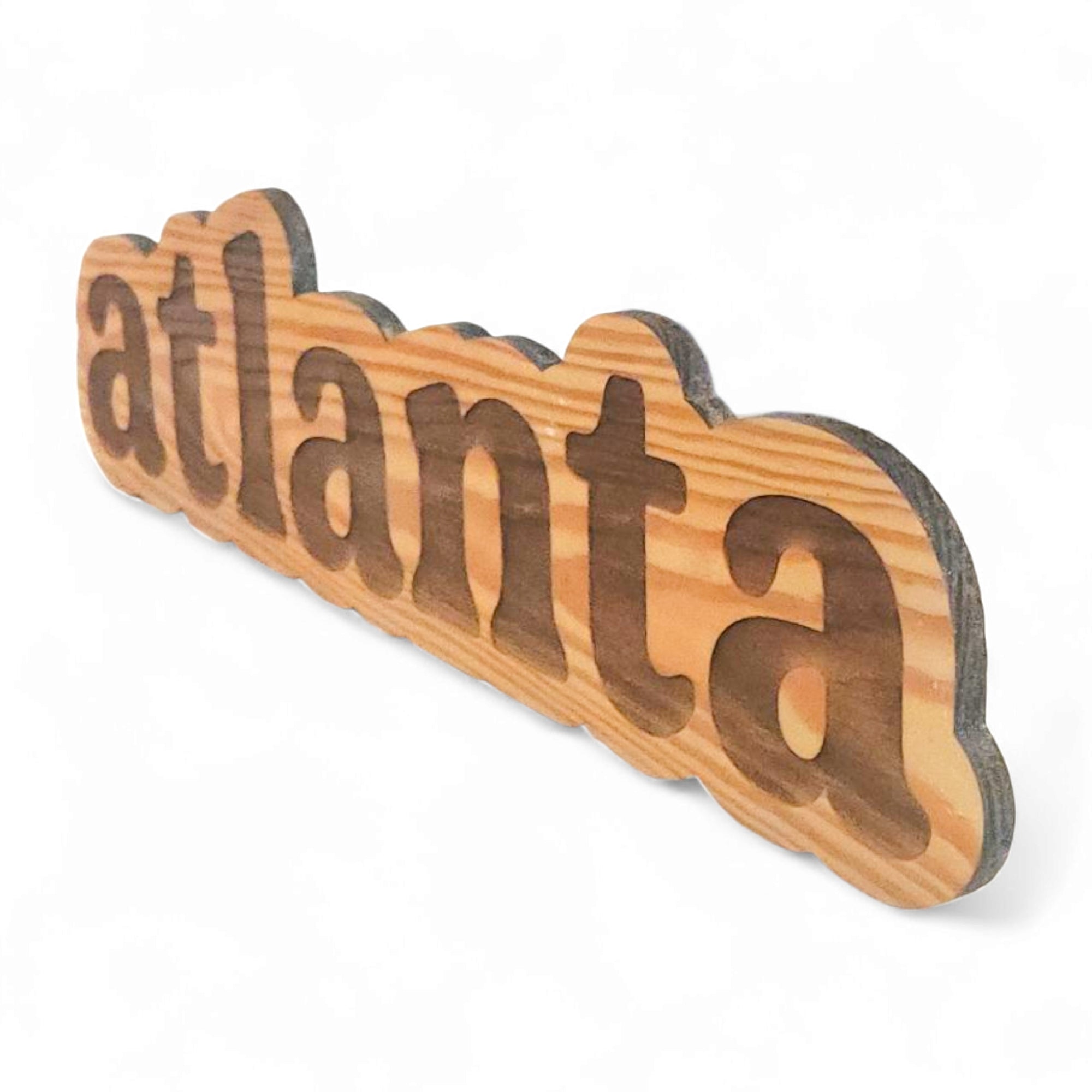 Atlanta Wood Cutout Sign