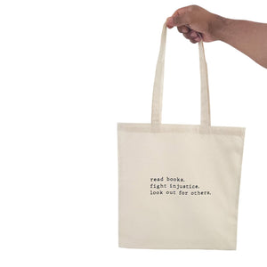 "Read Books" Quote Tote Bag