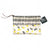 Meri Bi-Pattern Zipper Pouch