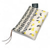 Meri Bi-Pattern Zipper Pouch