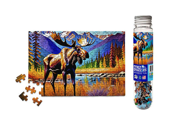 Micro Puzzles - Colorful Moose