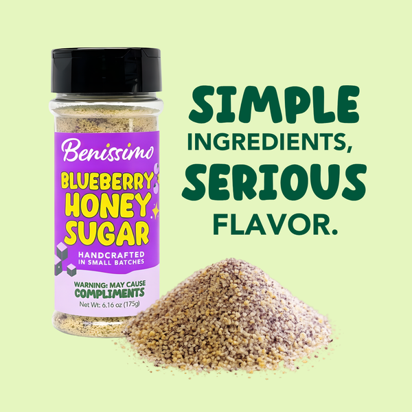 Benissimo / Hongar Farms / Lesley Elizabeth - Blueberry Honey Sugar (250mL PET)