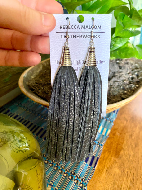 Long Statement Tassel Earrings