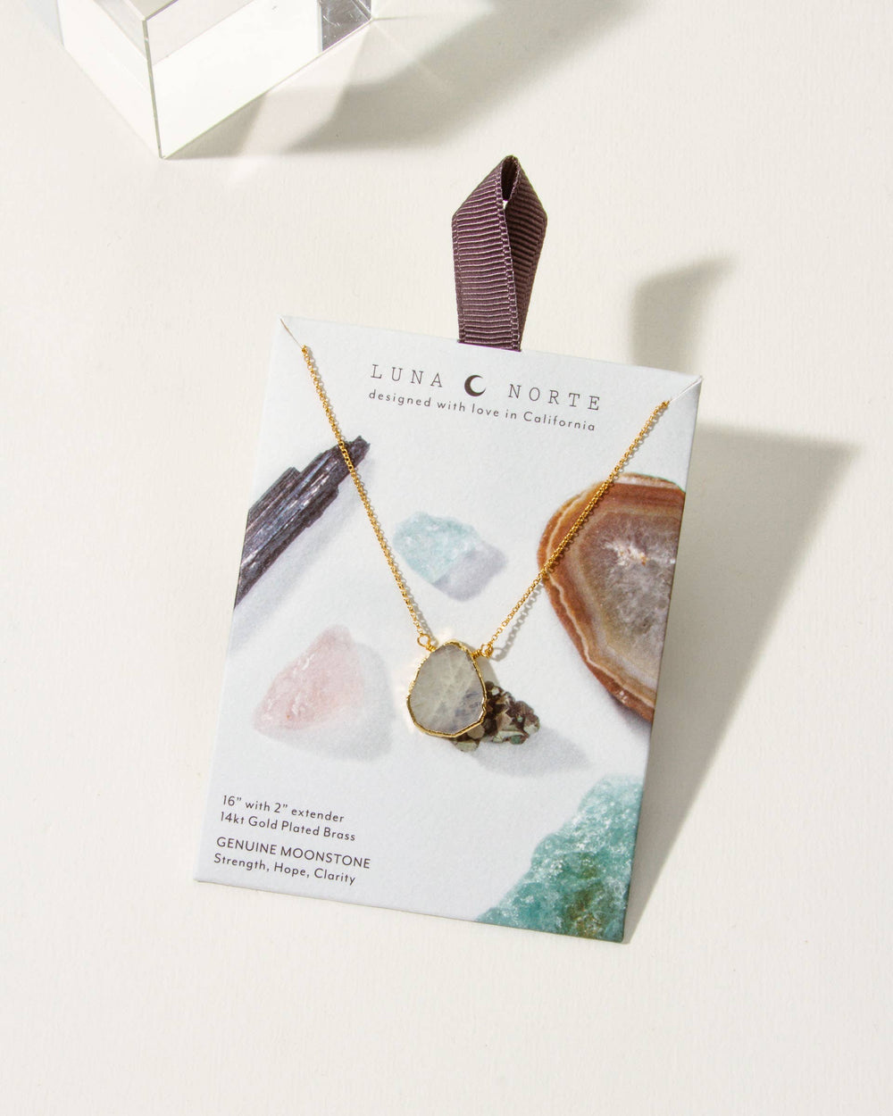 Earth, Wind and Fire Moonstone Necklace