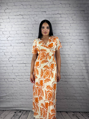 Silk Wrap dress