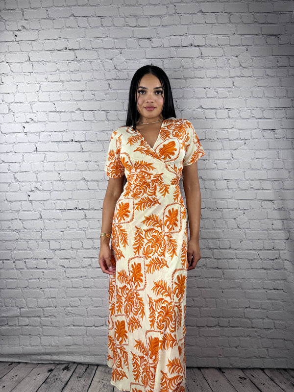 Silk Wrap dress