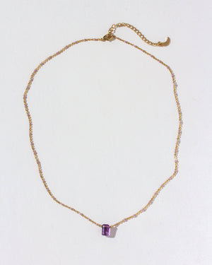 February Birthstone Necklace