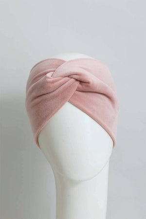 Black Soft Twisted Velvet Headband