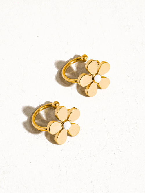 Flânerie by MAIQ - Cassia 18K Non-Tarnish Daisy Ear Cuff